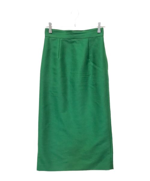 Loulou Willoughby（ルルウィルビー）Loulou Willoughby (ルルウィルビー) ペプラム付きタイトスカート　212220-11-040-71-020 グリーン サイズ:2の古着・服飾アイテム
