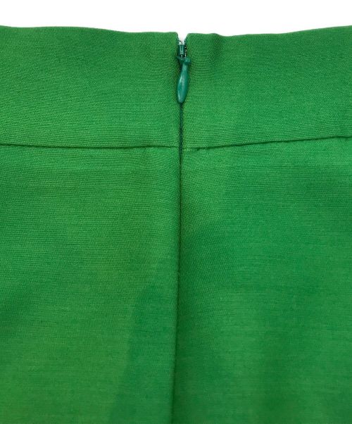 Loulou Willoughby（ルルウィルビー）Loulou Willoughby (ルルウィルビー) ペプラム付きタイトスカート　212220-11-040-71-020 グリーン サイズ:2の古着・服飾アイテム