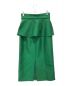 Loulou Willoughby (ルルウィルビー) ペプラム付きタイトスカート　212220-11-040-71-020 グリーン サイズ:2：6000円