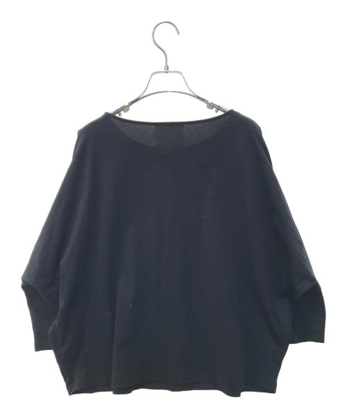 BEARDSLEY（ビアズリー）BEARDSLEY (ビアズリー) シルク刺繍カットソー　BA16Q0060140100 ブラック サイズ:Fの古着・服飾アイテム