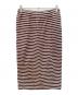 JOURNAL STANDARD LUXE（ジャーナルスタンダード ラックス）の古着「ボーダードライボーダータイトスカート　22070440002010」｜ブラウン