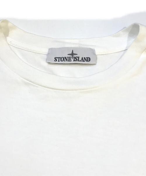 STONE ISLAND（ストーンアイランド）STONE ISLAND (ストーンアイランド) T-shirts ホワイト サイズ:Lの古着・服飾アイテム
