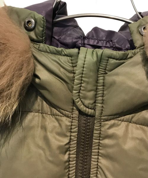 DUVETICA（デュベティカ）DUVETICA (デュベティカ) KAPPAラクーンファーダウンコート　D.037.00.MFG-1001R カーキ サイズ:38の古着・服飾アイテム