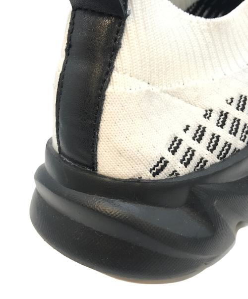 TRUNK HIROKO KOSHINO（トランク ヒロコ コシノ）TRUNK HIROKO KOSHINO (トランク ヒロコ コシノ) メッシュスニーカー ブラック×ホワイト サイズ:表記無しの古着・服飾アイテム