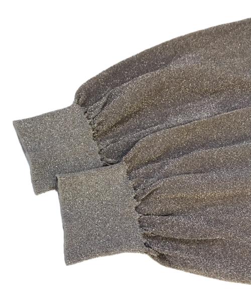 BEAUTY&YOUTH（ビューティーアンドユース）BEAUTY&YOUTH (ビューティーアンドユース) ラメニット 1613-105-3620 グレー サイズ:表記無しの古着・服飾アイテム