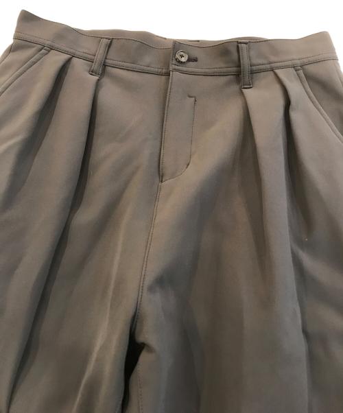 SHAREEF（シャリーフ）SHAREEF (シャリーフ) DOUBLE CLOTH WIDE PANTS 23312009 グレー サイズ:2の古着・服飾アイテム