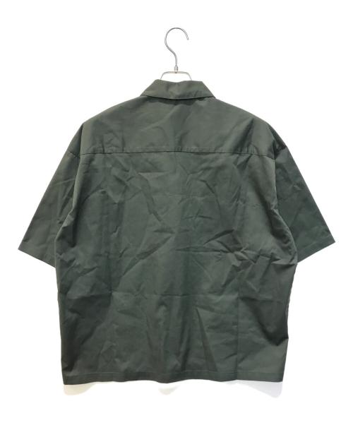 JOURNAL STANDARD relume（ジャーナルスタンダード レリューム）JOURNAL STANDARD relume (ジャーナルスタンダード レリューム) ツイルハーフZIPワークシャツ　24051464502010 グリーン サイズ:Mの古着・服飾アイテム