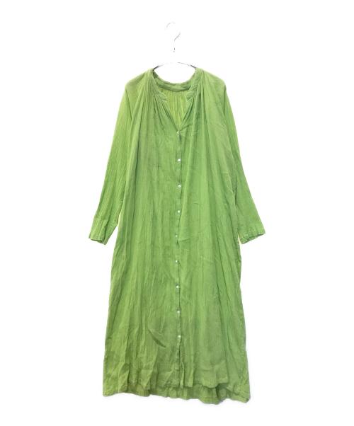 FRAMeWORK（フレームワーク）FRAMeWORK (フレームワーク) リラックスワンピース　22040220902020 グリーン サイズ:表記無しの古着・服飾アイテム