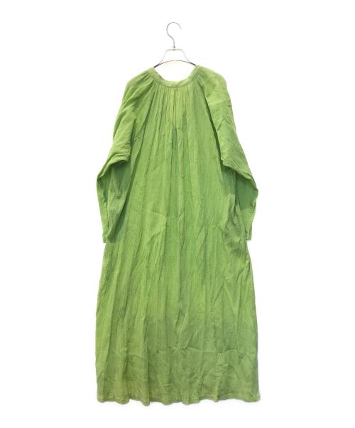 FRAMeWORK（フレームワーク）FRAMeWORK (フレームワーク) リラックスワンピース　22040220902020 グリーン サイズ:表記無しの古着・服飾アイテム