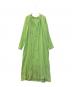 FRAMeWORK（フレームワーク）の古着「リラックスワンピース　22040220902020」｜グリーン