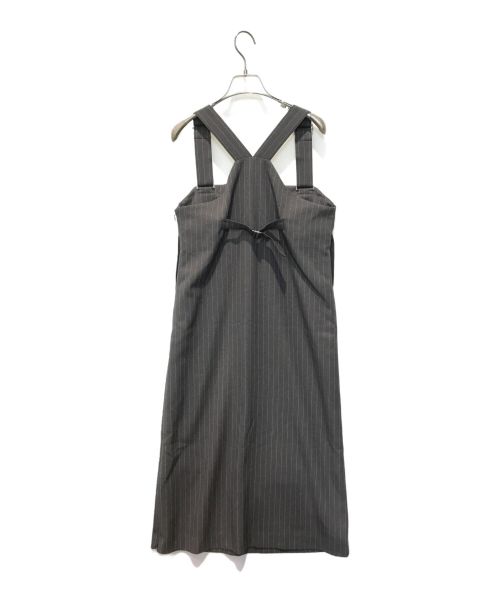 green label relaxing（グリーンレーベルリラクシング）green label relaxing (グリーンレーベルリラクシング) UNLIENS (アンリアン) ジャンパースカート　3626-199-3273 グレー サイズ:34の古着・服飾アイテム