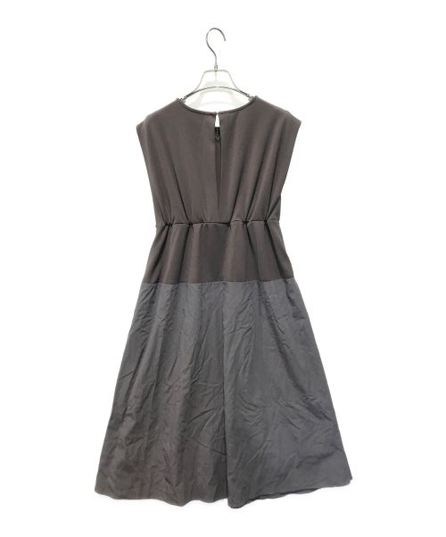 COHINA（コヒナ）COHINA (コヒナ) タックフレアドッキングワンピース　CFE0031 グレー サイズ:shortの古着・服飾アイテム