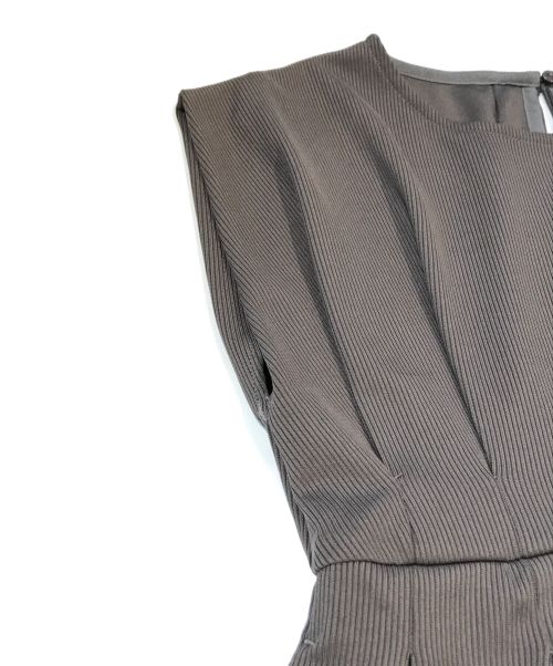 COHINA（コヒナ）COHINA (コヒナ) タックフレアドッキングワンピース　CFE0031 グレー サイズ:shortの古着・服飾アイテム