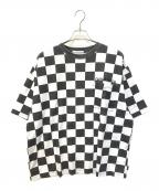 CAPTAINS HELMキャプテンズヘルム）の古着「2TONE RELAX LOGOポケットTシャツ」｜ホワイト×ブラック