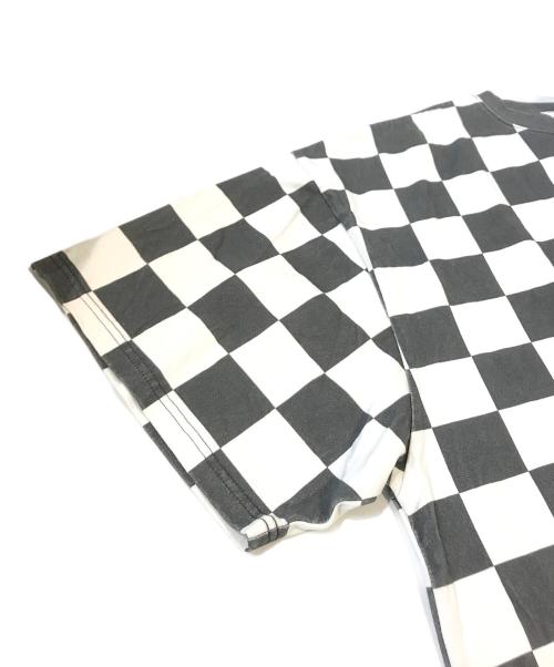 CAPTAINS HELM（キャプテンズヘルム）CAPTAINS HELM (キャプテンズヘルム) 2TONE RELAX LOGOポケットTシャツ ホワイト×ブラック サイズ:MEDIUMの古着・服飾アイテム