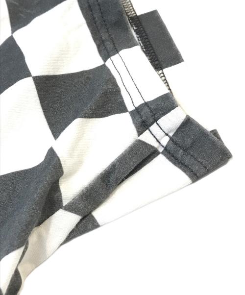 CAPTAINS HELM（キャプテンズヘルム）CAPTAINS HELM (キャプテンズヘルム) 2TONE RELAX LOGOポケットTシャツ ホワイト×ブラック サイズ:MEDIUMの古着・服飾アイテム