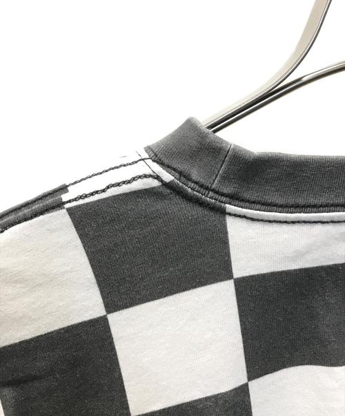 CAPTAINS HELM（キャプテンズヘルム）CAPTAINS HELM (キャプテンズヘルム) 2TONE RELAX LOGOポケットTシャツ ホワイト×ブラック サイズ:MEDIUMの古着・服飾アイテム