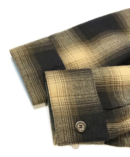 CalTop（キャルトップ）CalTop (キャルトップ) ネルシャツ ブラウン サイズ:Mの古着・服飾アイテム