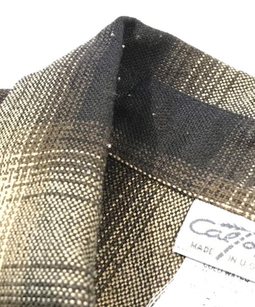 CalTop（キャルトップ）CalTop (キャルトップ) ネルシャツ ブラウン サイズ:Mの古着・服飾アイテム