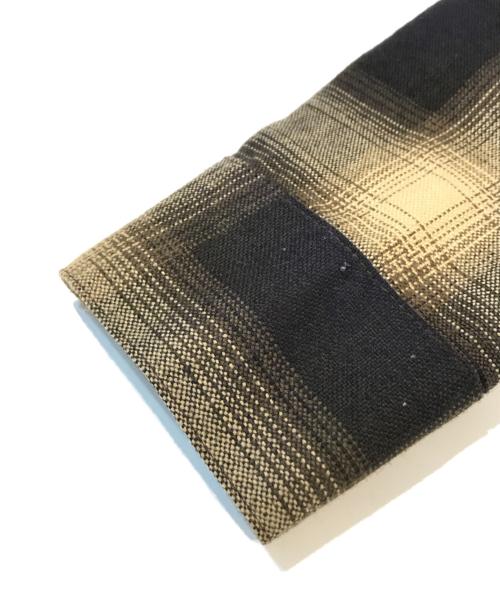 CalTop（キャルトップ）CalTop (キャルトップ) ネルシャツ ブラウン サイズ:Mの古着・服飾アイテム