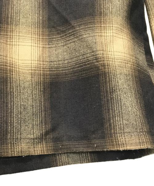 CalTop（キャルトップ）CalTop (キャルトップ) ネルシャツ ブラウン サイズ:Mの古着・服飾アイテム