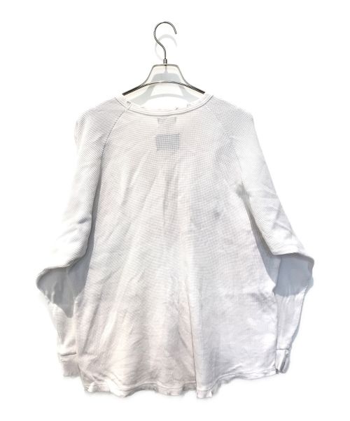 KANEMASA PHIL.（カネマサフィル）KANEMASA PHIL. (カネマサフィル) 18G HEAVY WAIGHT WAFFLE TEE　KM24S-019 ホワイト サイズ:Lの古着・服飾アイテム