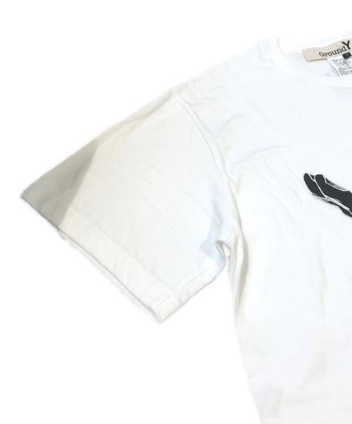 GROUND Y（グラウンドワイ）GROUND Y (グラウンドワイ) 呪術廻戦 (ジュジュツカイセン) GOJO'S HANDS Tシャツ　GN-T51-054 ホワイト サイズ:3の古着・服飾アイテム
