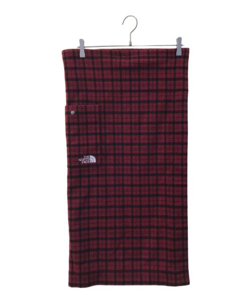 THE NORTH FACE（ザ ノース フェイス）THE NORTH FACE (ザ ノース フェイス) Brushwood Wool Wrap レッド×ブラック サイズ:FREE 未使用品の古着・服飾アイテム