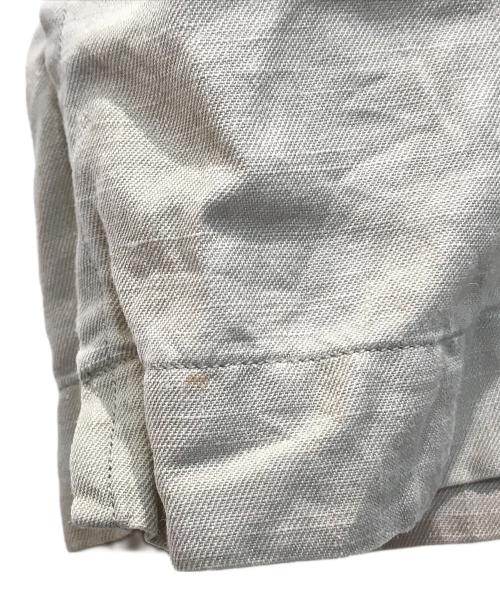 POLO RALPH LAUREN（ポロ・ラルフローレン）POLO RALPH LAUREN (ポロ・ラルフローレン) 裾ポニーリネンシルクシャツ ベージュ サイズ:3XBの古着・服飾アイテム