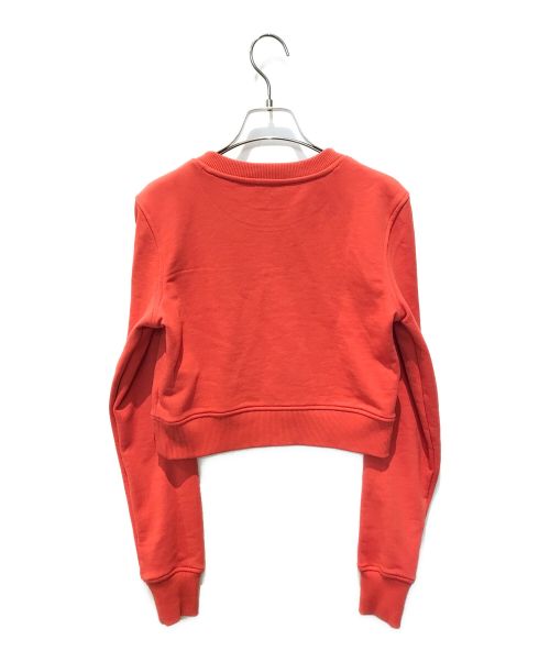 DIESEL（ディーゼル）DIESEL (ディーゼル) クロップドスウェット　F-SLIMMY-0D オレンジ サイズ:Sの古着・服飾アイテム