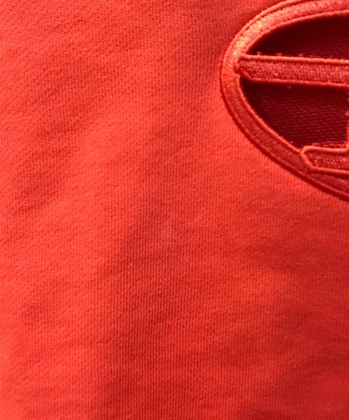 DIESEL（ディーゼル）DIESEL (ディーゼル) クロップドスウェット　F-SLIMMY-0D オレンジ サイズ:Sの古着・服飾アイテム