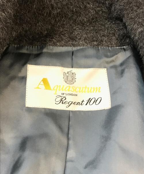 Aquascutum（アクアスキュータム）Aquascutum (アクアスキュータム) ファーコート ブラウン サイズ:10の古着・服飾アイテム