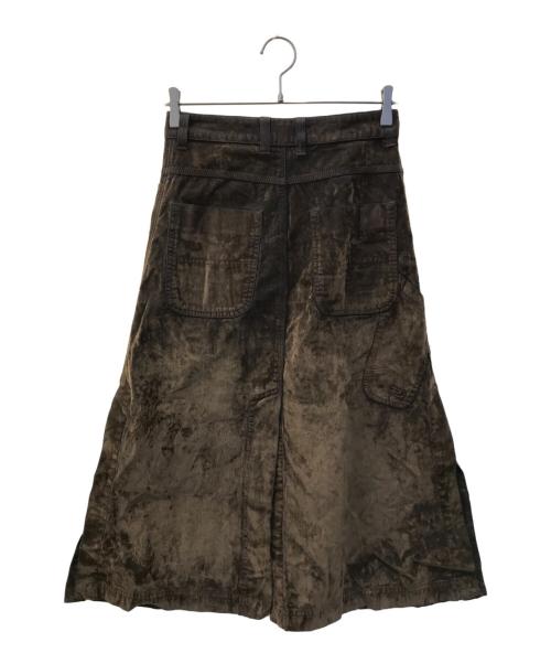 DIESEL（ディーゼル）DIESEL (ディーゼル) ロングスカート ゴールド サイズ:23の古着・服飾アイテム