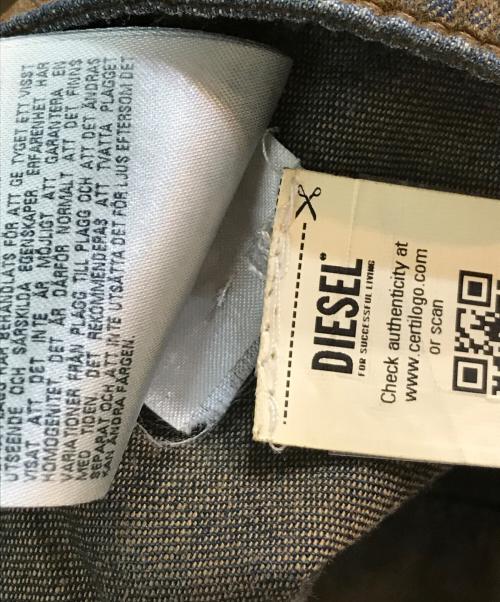 DIESEL（ディーゼル）DIESEL (ディーゼル) ロングスカート ゴールド サイズ:23の古着・服飾アイテム