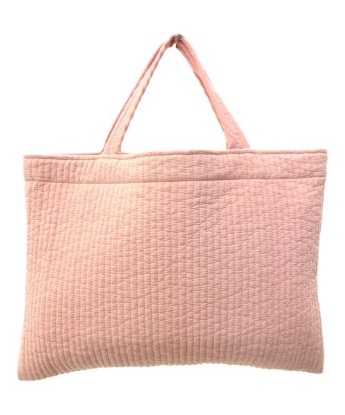 pionunnal（ピオヌンナル）pionunnal (ピオヌンナル) トートバッグ ピンクの古着・服飾アイテム