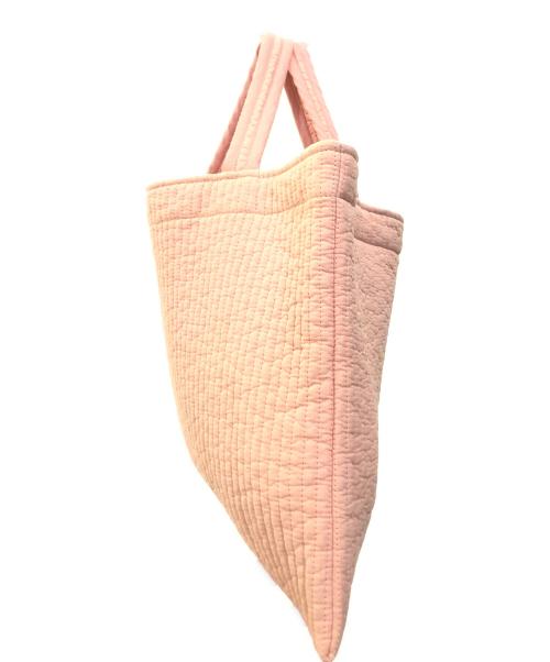 pionunnal（ピオヌンナル）pionunnal (ピオヌンナル) トートバッグ ピンクの古着・服飾アイテム
