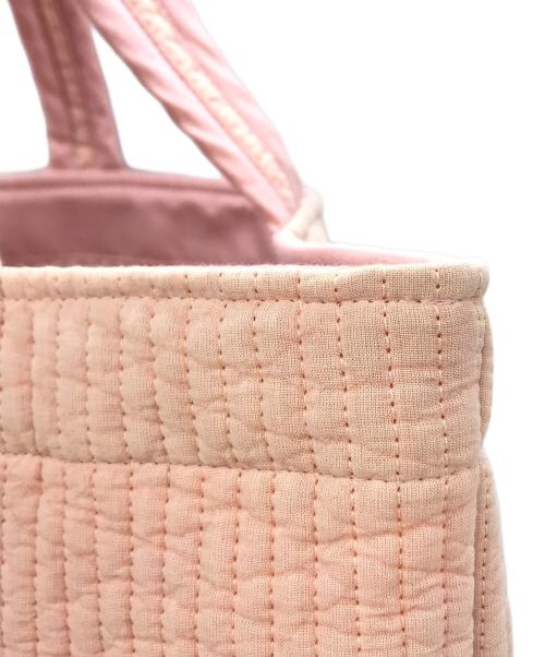 pionunnal（ピオヌンナル）pionunnal (ピオヌンナル) トートバッグ ピンクの古着・服飾アイテム