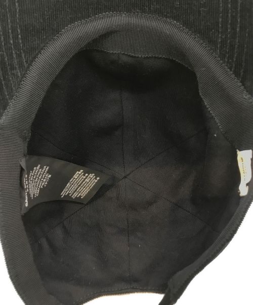 Saint Laurent Paris（サンローランパリ）Saint Laurent Paris (サンローランパリ) Corduroy Cap ブラックの古着・服飾アイテム