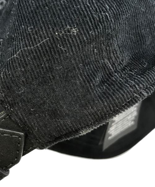 Saint Laurent Paris（サンローランパリ）Saint Laurent Paris (サンローランパリ) Corduroy Cap ブラックの古着・服飾アイテム