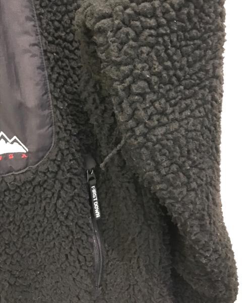 FIRST DOWN（ファーストダウン）FIRST DOWN (ファーストダウン) タンブリングボアブルゾン　F842515 ブラック サイズ:Lの古着・服飾アイテム