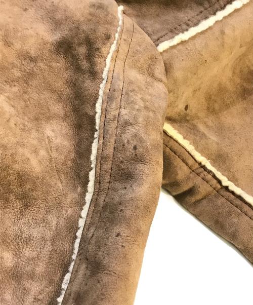 O'NED（オーネッド）O'NED (オーネッド) ムートンコート ブラウン サイズ:46の古着・服飾アイテム