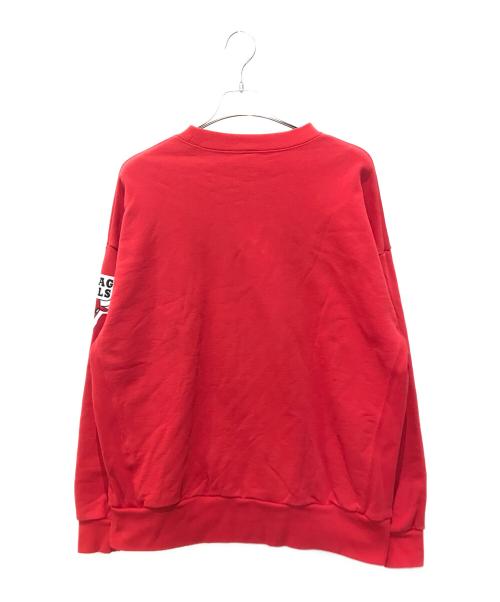 LOWRYS FARM（ローリーズファーム）LOWRYS FARM (ローリーズファーム) NBA (エヌビーエー) ＮＢＡ／ＢＩＧウラケプルオーバー レッド サイズ:Fの古着・服飾アイテム