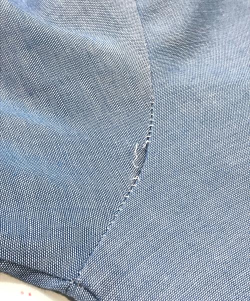 big mac（ビッグマック）BIG MAC (ビッグマック) シャンブレーシャツ ブルー サイズ:表記無しの古着・服飾アイテム