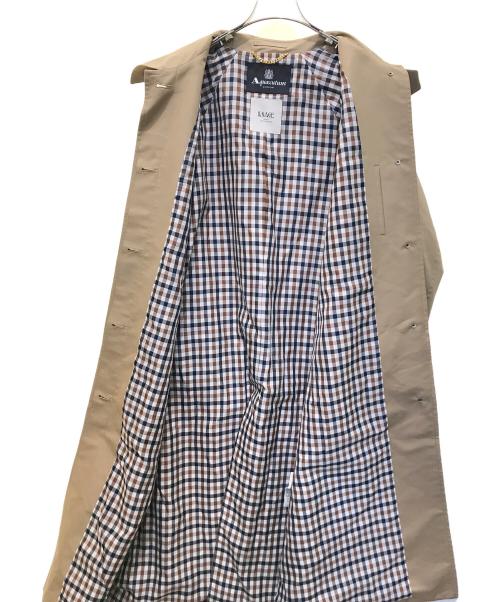 Aquascutum（アクアスキュータム）Aquascutum (アクアスキュータム) LESSAGE (レサージュ) 別注ステンカラーコート　24020370202010 ベージュ サイズ:36の古着・服飾アイテム