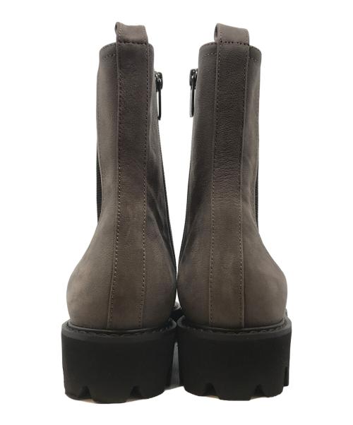 卑弥呼（ヒミコ）卑弥呼 (ヒミコ) メダリオンサイドゴアトラックソールブーツ ブラウン サイズ:24の古着・服飾アイテム