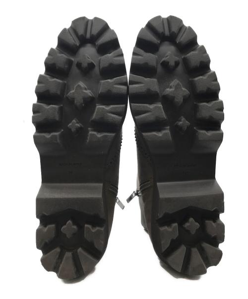 卑弥呼（ヒミコ）卑弥呼 (ヒミコ) メダリオンサイドゴアトラックソールブーツ ブラウン サイズ:24の古着・服飾アイテム