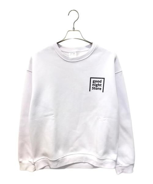 goodnight5tore（グッドナイトストア）goodnight5tore (グッドナイトストア) スウェット ホワイト サイズ:Lの古着・服飾アイテム