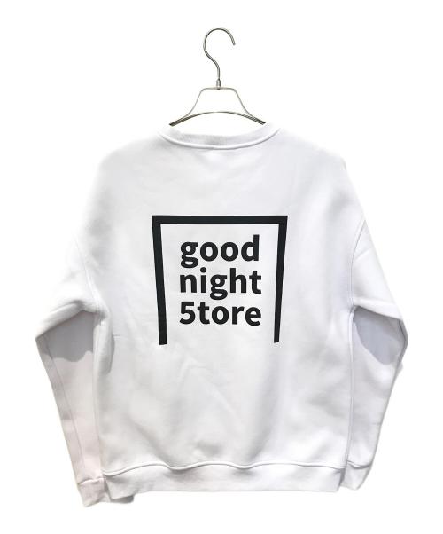 goodnight5tore（グッドナイトストア）goodnight5tore (グッドナイトストア) スウェット ホワイト サイズ:Lの古着・服飾アイテム