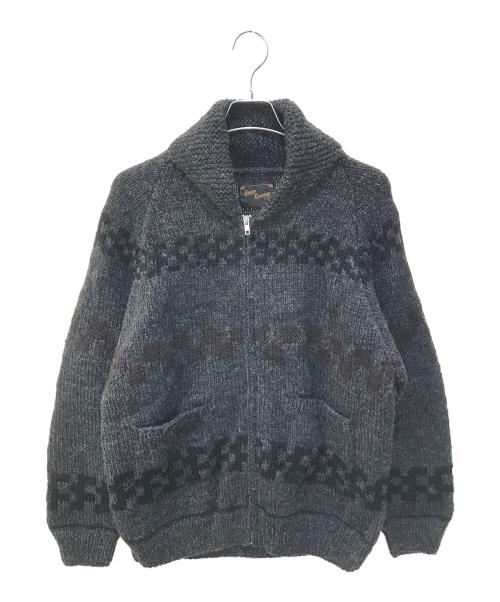 Sourcream（サワークリーム）Sourcream (サワークリーム) カウチンニットカーディガン　WWZ2022205A0001 グレー サイズ:Fの古着・服飾アイテム