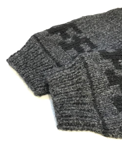 Sourcream（サワークリーム）Sourcream (サワークリーム) カウチンニットカーディガン　WWZ2022205A0001 グレー サイズ:Fの古着・服飾アイテム